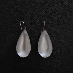 Alexis bittar silver earrings